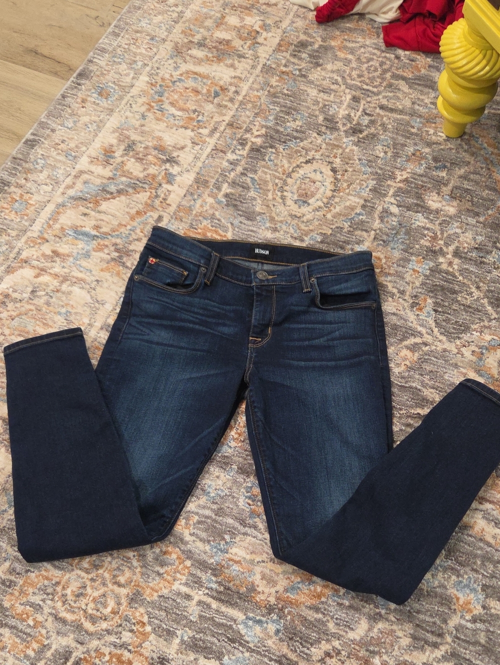 Hudson Jeans Deep Indigo Skinny Jeans